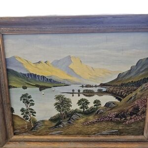 Landscape Art with‎ Wooden Frame